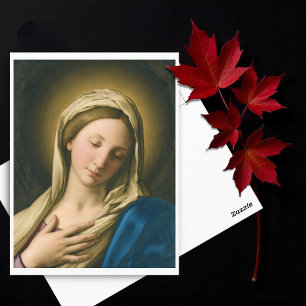 The Madonna At Prayer Postcard