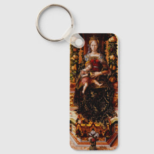 The Madonna della Candeletta by Carlo Crivelli Keychain