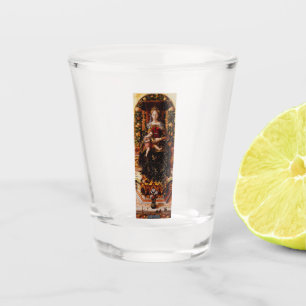 The Madonna della Candeletta Carlo Crivelli Art Shot Glass