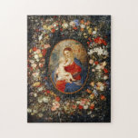 The Madonna in Flower Garland Rubens Catholic Jigsaw Puzzle<br><div class="desc">The Madonna in a flower garland by peter paul rubens</div>