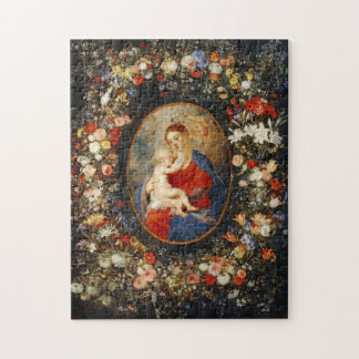 The Madonna in Flower Garland Rubens Catholic Jigsaw Puzzle