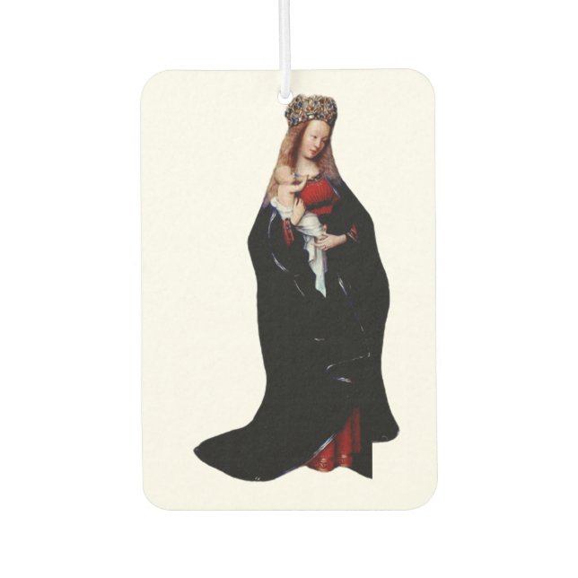The Madonna in the Church by Jan van Eyck  Air Freshener (Front)