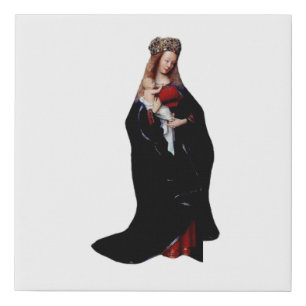 The Madonna in the Church by Jan van Eyck Faux Canvas Print