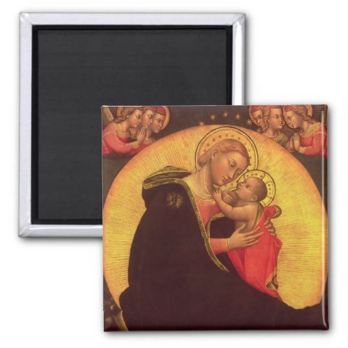 The Madonna of Humility 1390_1400 Magnet