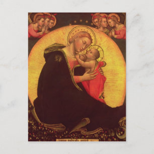 The Madonna of Humility, 1390-1400 Postcard