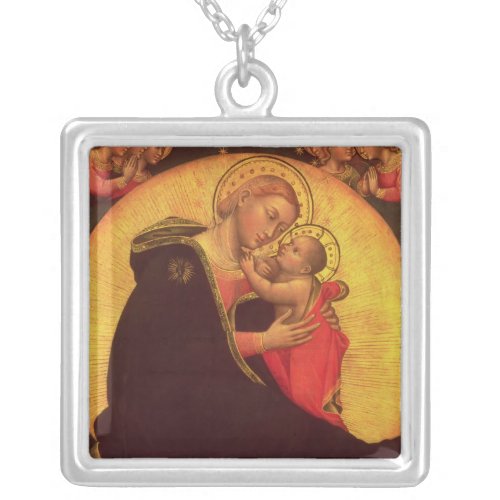 The Madonna of Humility 1390_1400 Silver Plated Necklace