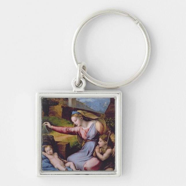 The Madonna of the Blue Diadem or The Madonna of t Keychain (Front)