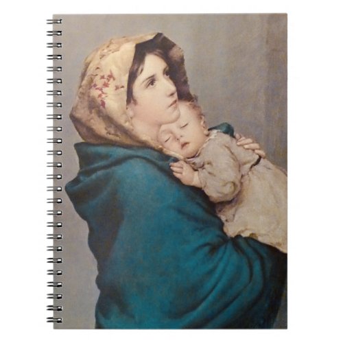 The Madonna Of The Streets By Roberto Ferruzzi Notebook