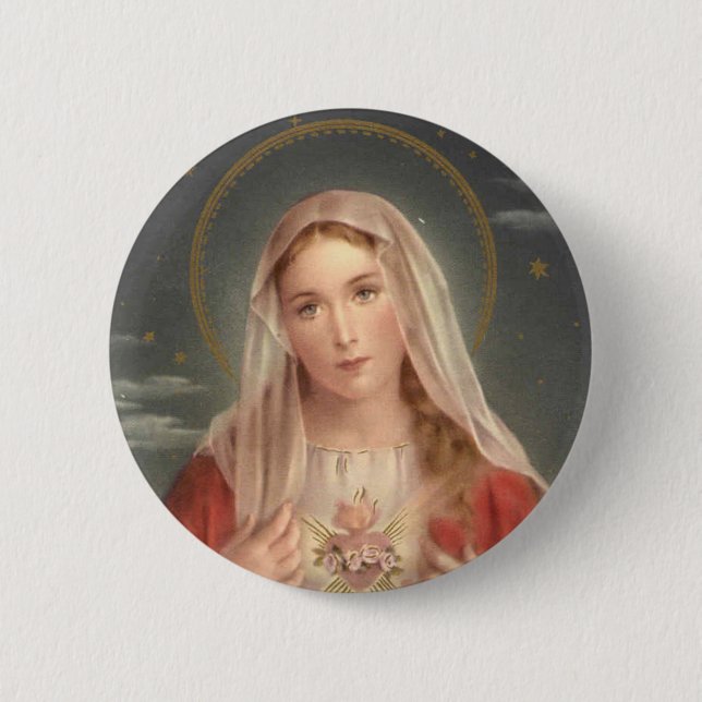 The Madonna Pinback Button (Front)