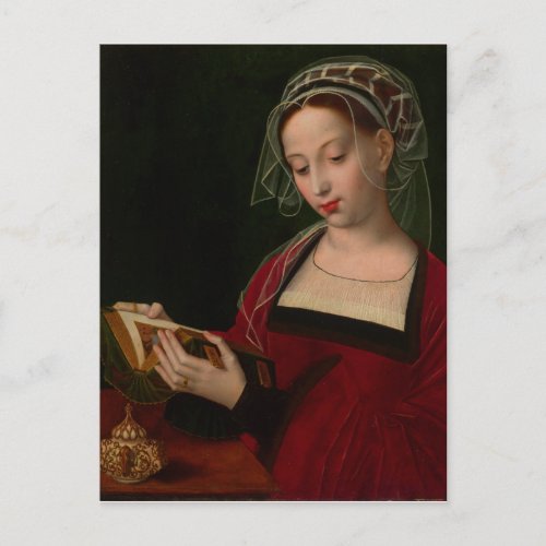 The Magdalen reading by Ambrosius Benson Postcard