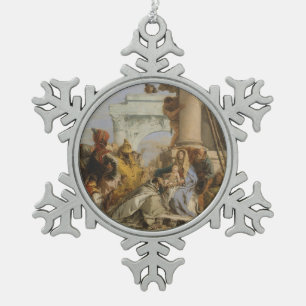 The Magi Snowflake Pewter Christmas Ornament