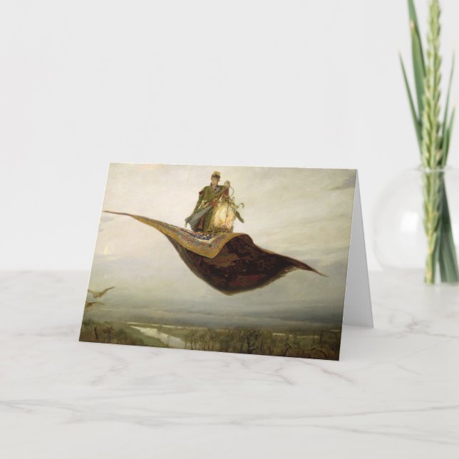 The Magic Carpet, 1880 Card (Front)