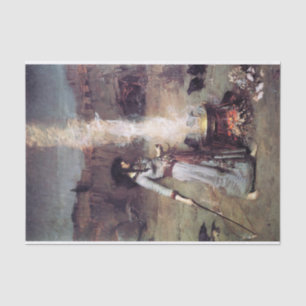 The Magic Circle by John William Waterhouse -1886 Tissue Paper