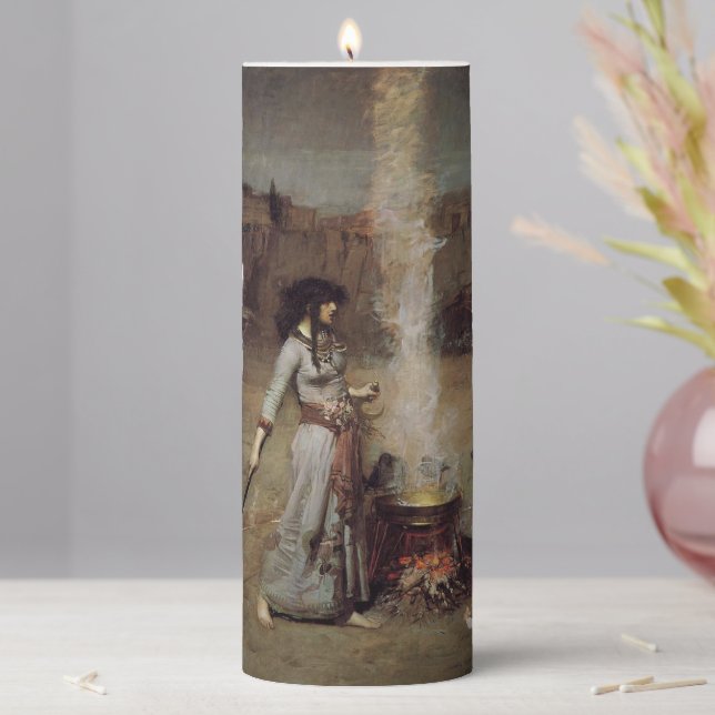 The Magic Circle Pillar Candle (In Situ)