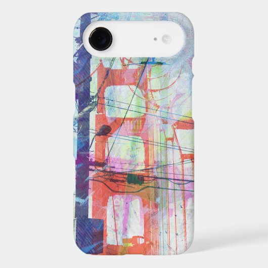 The Magic Electric Golden gate of san Francisco Ph Case-Mate iPhone Case (Back)