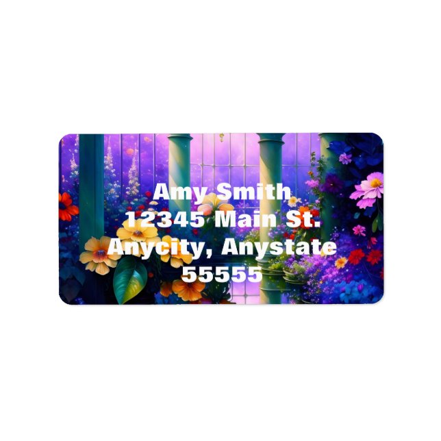 The Magic Garden Address  Label (Front)