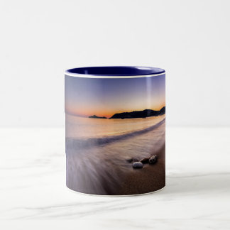 THE MAGIC HOUR ON THE COAST Two-Tone COFFEE MUG