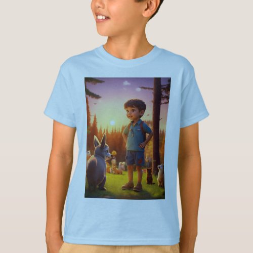 the Magic in Our Small Boy T_shirts T_Shirt