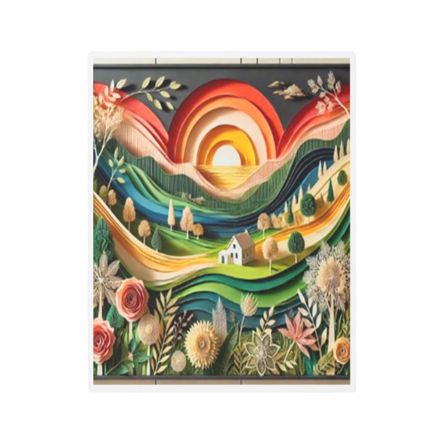 The magic of art on walls  (Front)