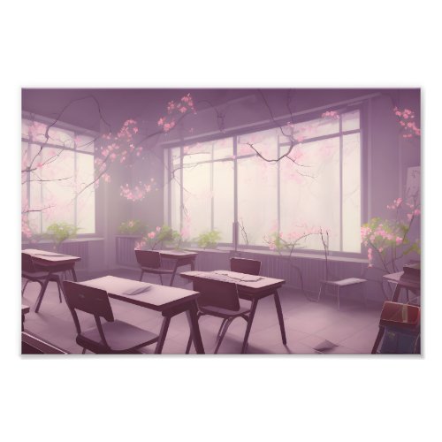 The Magic of Cherry Blossoms in the Classroom  Photo Print