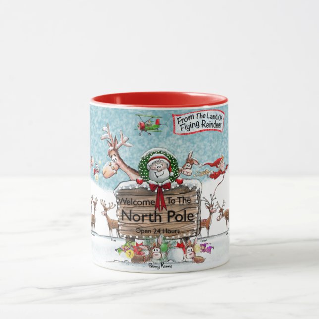 The Magic of Christmas at the North Pole Mug (Center)