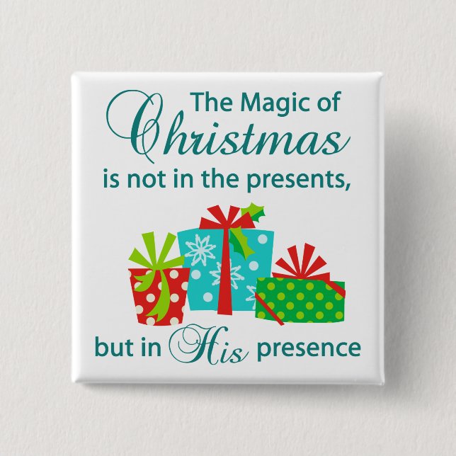 The Magic of Christmas Button (Front)