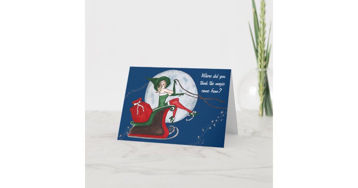 The magic of Christmas Holiday Card  Zazzle