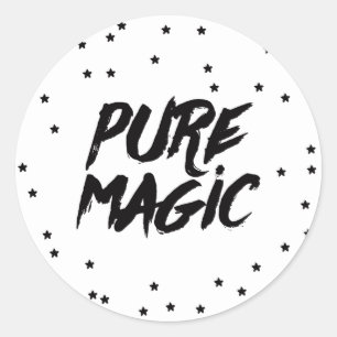 The magic of Christmas Holiday Classic Round Sticker