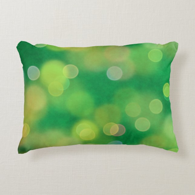 The Magic Of Christmas Pattern (green) Accent Pillow (Front)