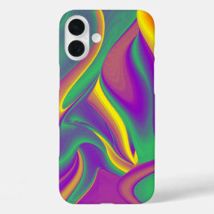 The Magic of Colors Abstract 3D Rainbowart iPhone 16 Plus Case