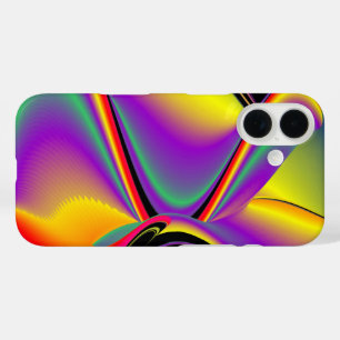 The Magic of Colors Abstract 3D Rainbowart iPhone 16 Case