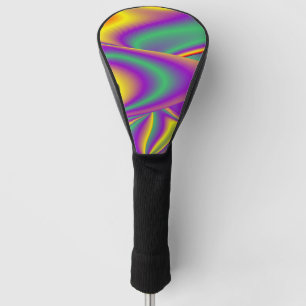The Magic of Colors Abstract 3D Rainbowart Golf Head Cover