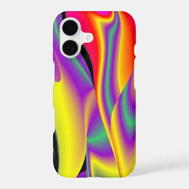 The Magic of Colors Abstract 3D Rainbowart iPhone Case (Back)
