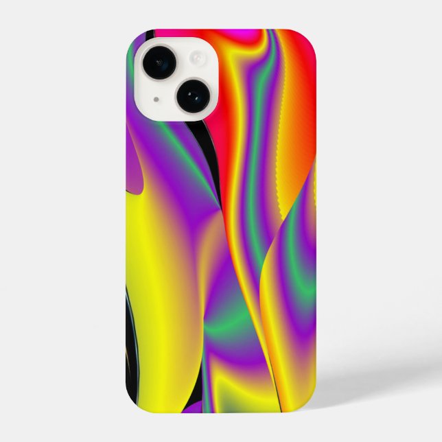 The Magic of Colors Abstract 3D Rainbowart iPhone Case (Back)