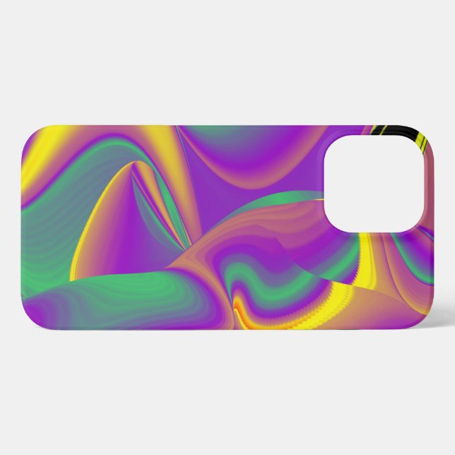 The Magic of Colors Abstract 3D Rainbowart iPhone Case (Back Horizontal)