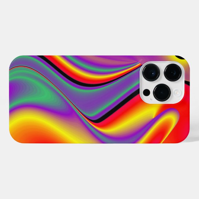 The Magic of Colors Abstract 3D Rainbowart iPhone Case (Back Horizontal)