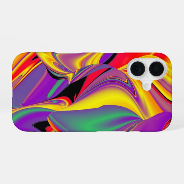 The Magic of Colors Abstract 3D Rainbowart iPhone Case (Back Horizontal)