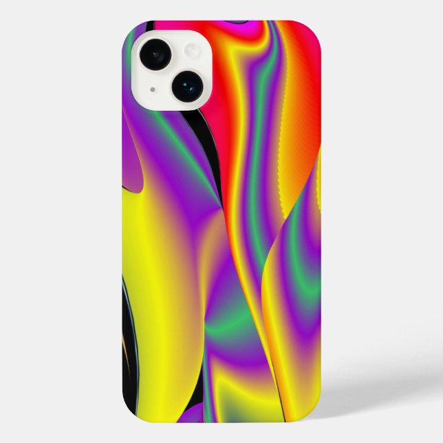 The Magic of Colors Abstract 3D Rainbowart iPhone Case (Back)