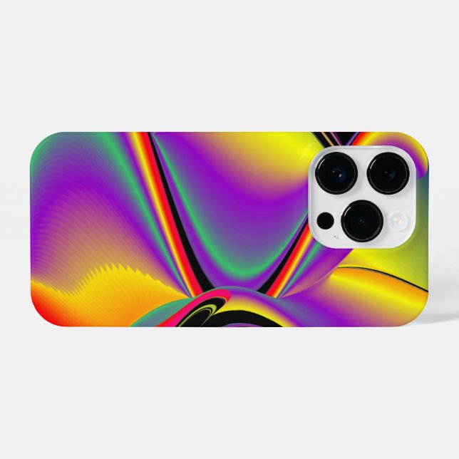 The Magic of Colors Abstract 3D Rainbowart iPhone Case (Back Horizontal)