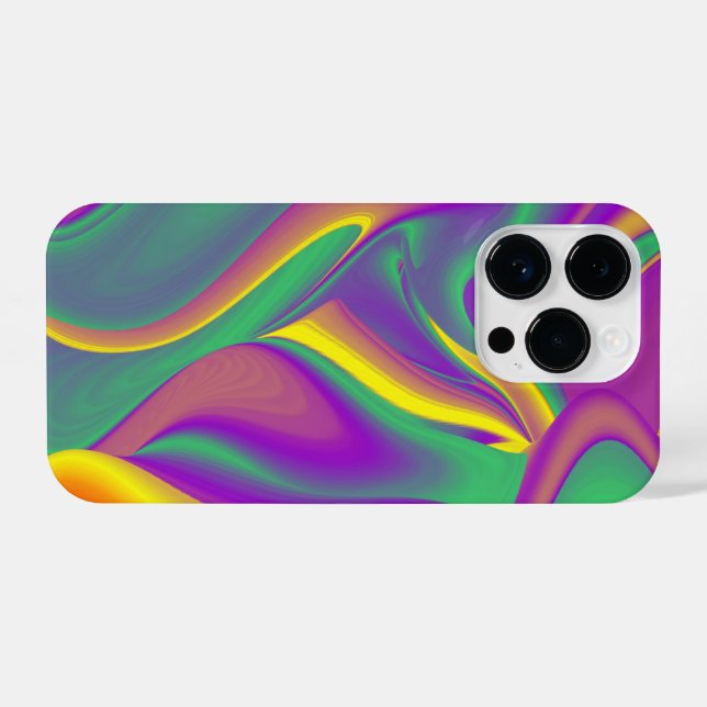 The Magic of Colors Abstract 3D Rainbowart iPhone Case (Back Horizontal)