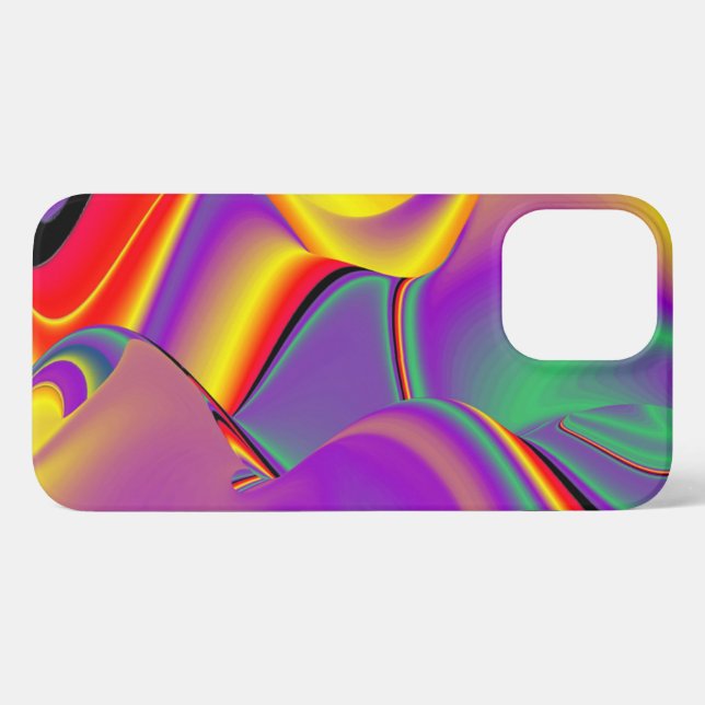 The Magic of Colors Abstract 3D Rainbowart iPhone Case (Back Horizontal)