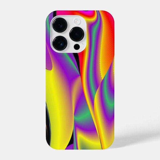 The Magic of Colors Abstract 3D Rainbowart iPhone Case (Back)