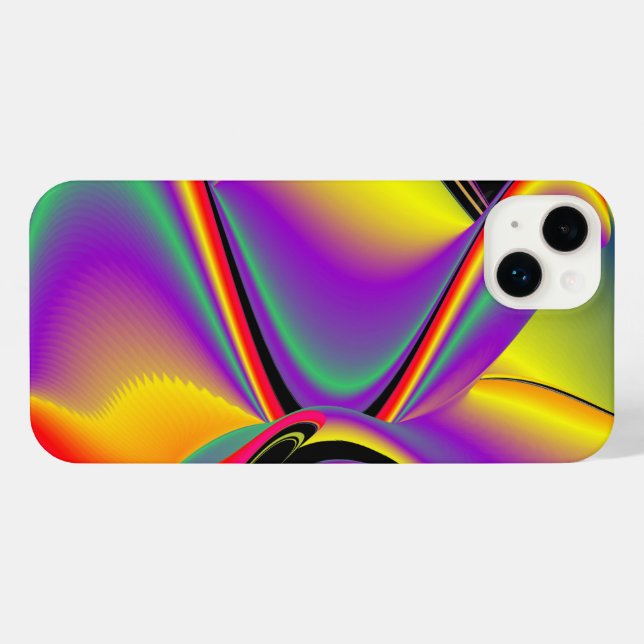 The Magic of Colors Abstract 3D Rainbowart iPhone Case (Back Horizontal)