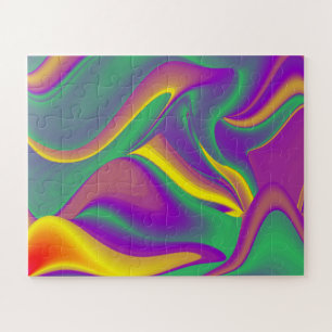 The Magic of Colors Abstract 3D Rainbowart Jigsaw Puzzle