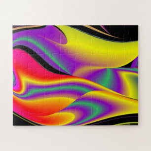 The Magic of Colors Abstract 3D Rainbowart Jigsaw Puzzle