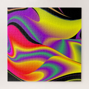 The Magic of Colors Abstract 3D Rainbowart Jigsaw Puzzle