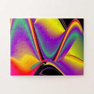 The Magic of Colors Abstract 3D Rainbowart Jigsaw Puzzle