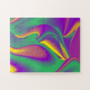 The Magic of Colors Abstract 3D Rainbowart Jigsaw Puzzle