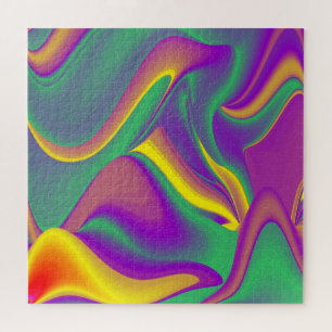 The Magic of Colors Abstract 3D Rainbowart Jigsaw Puzzle