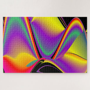The Magic of Colors Abstract 3D Rainbowart Jigsaw Puzzle